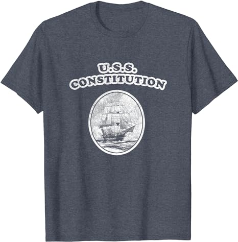 Retro USS Constitution T-Shirt
