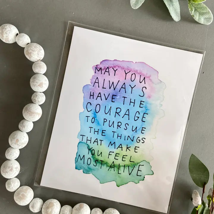Courage Art Print