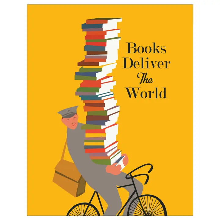 Books Deliver the World Magnet