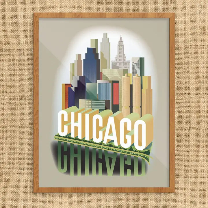 Chicago Skyline Print