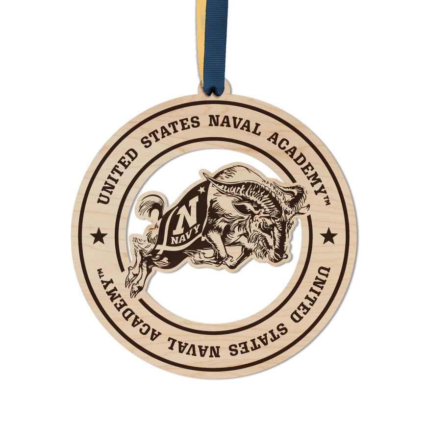 United States Naval Academy Circular Ornament