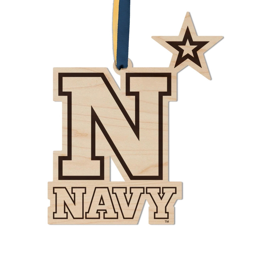 United States Naval Academy Navy Star Ornament