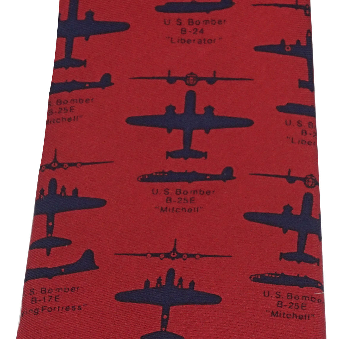 WWII Bomber Plane Necktie