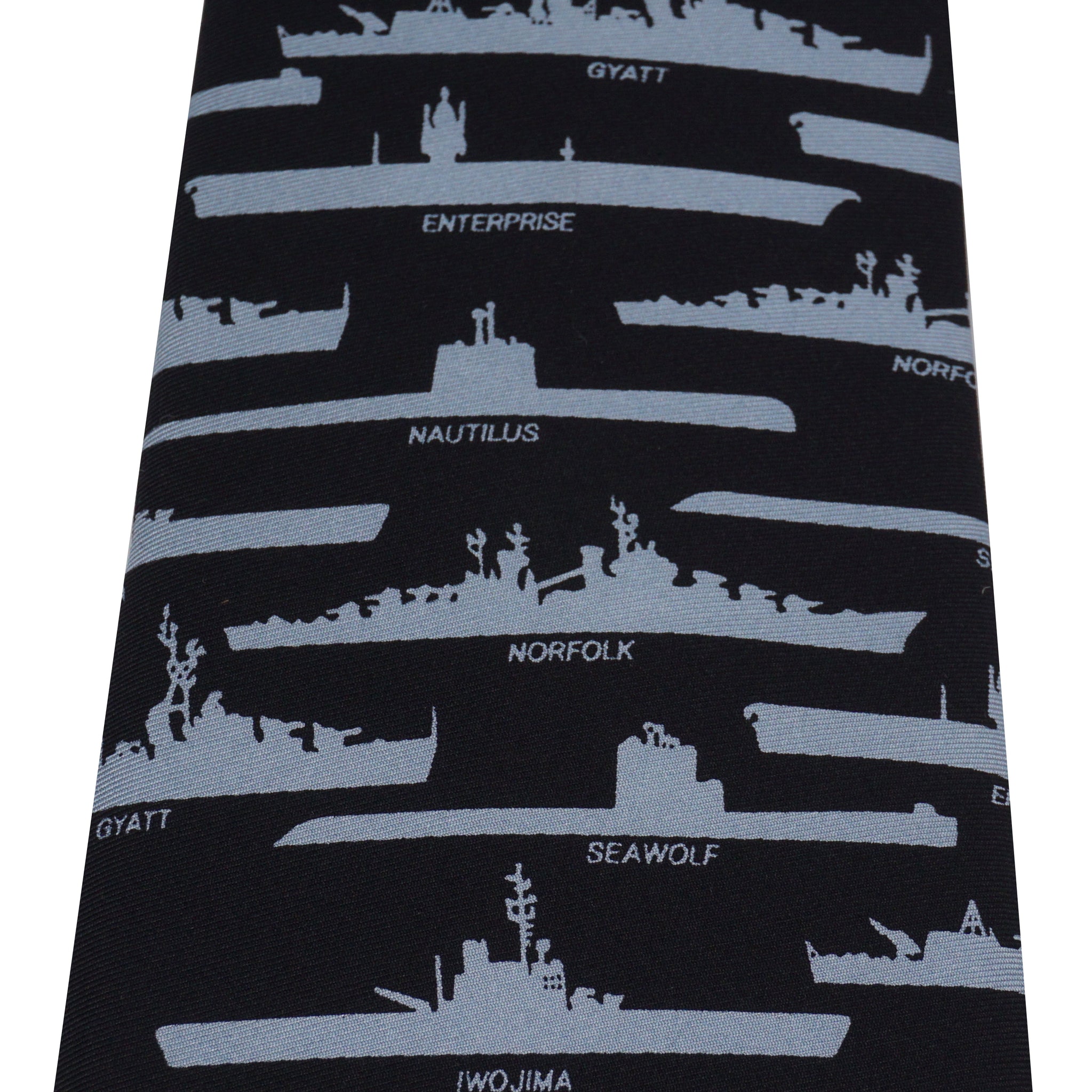WWII Navy Ships Necktie