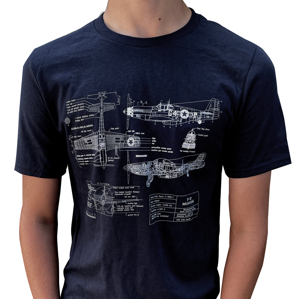 P-51 Mustang T-Shirt – PMML Gift Shop