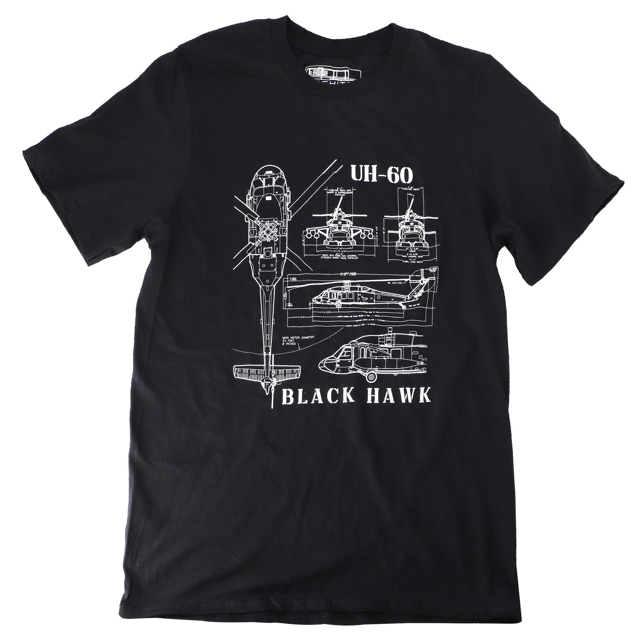 Black Hawk Helicopter T-Shirt