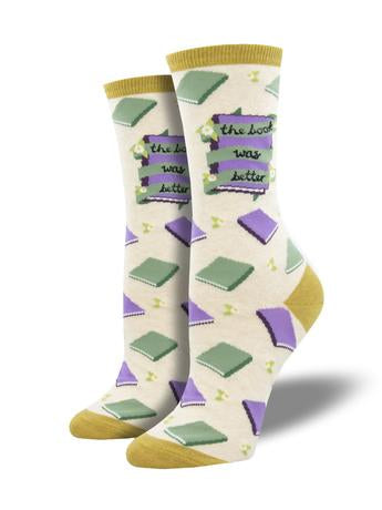 "The Book Was Better" Socks