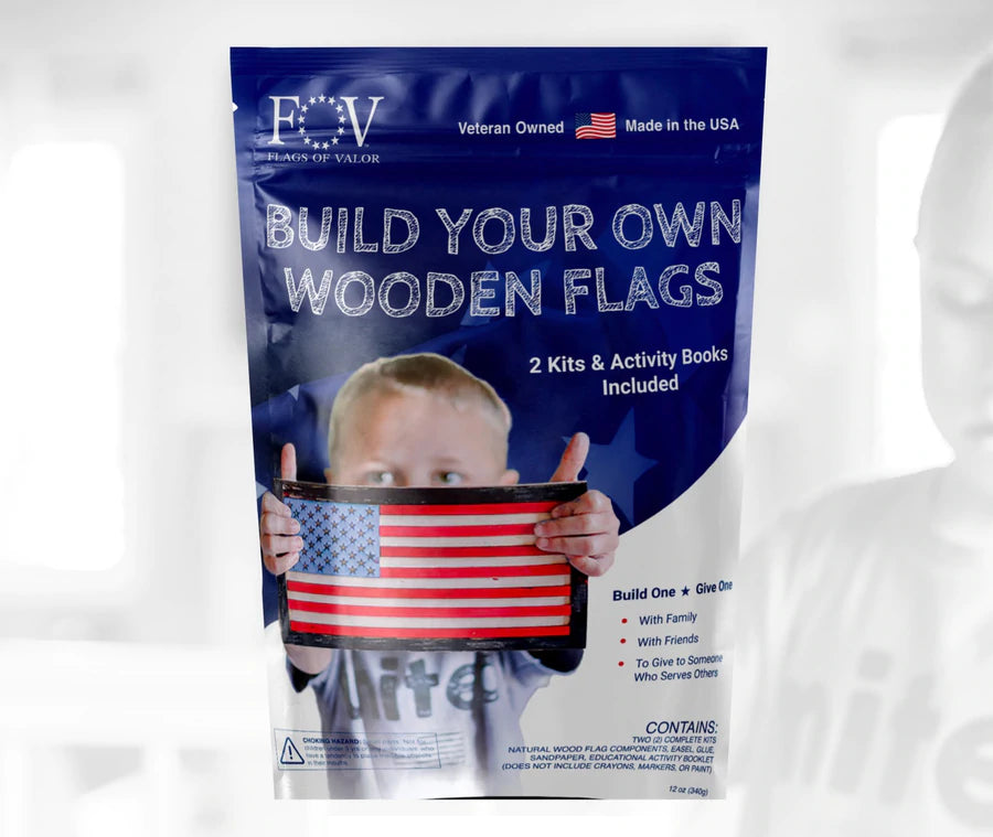Build Your Own Wooden Flags Kit