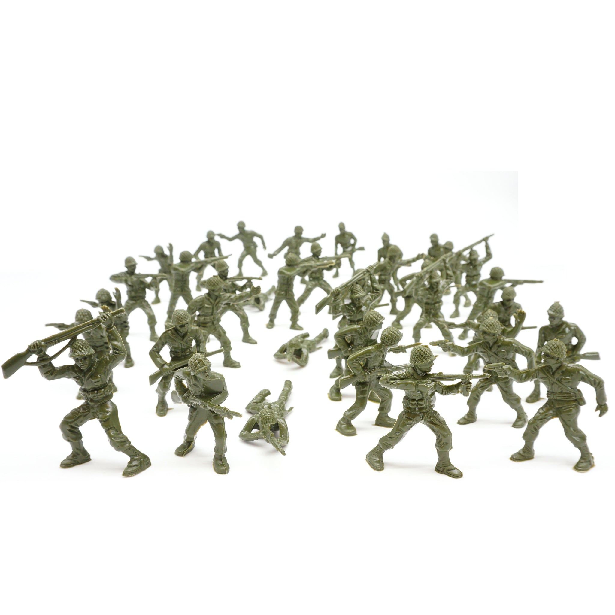 U.S. Soldiers: 1960's Plastic Army Men Figures