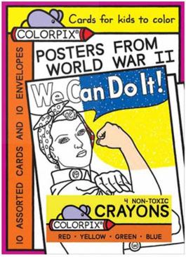 WWII Coloring Posters