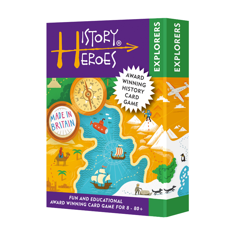 History Heroes Explorers Card Game